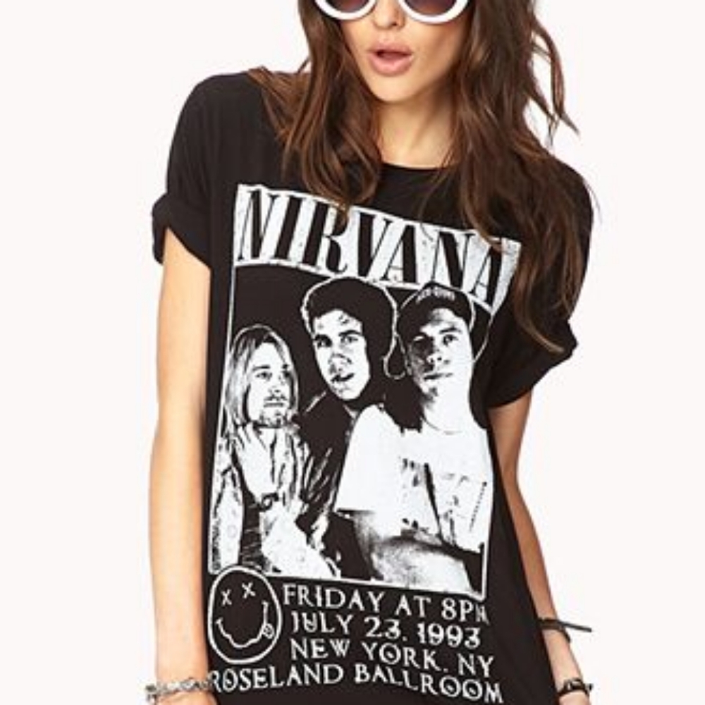 Forever 21 Nirvana Concert Tee